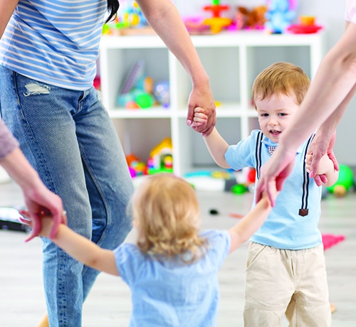 danse avec bébé