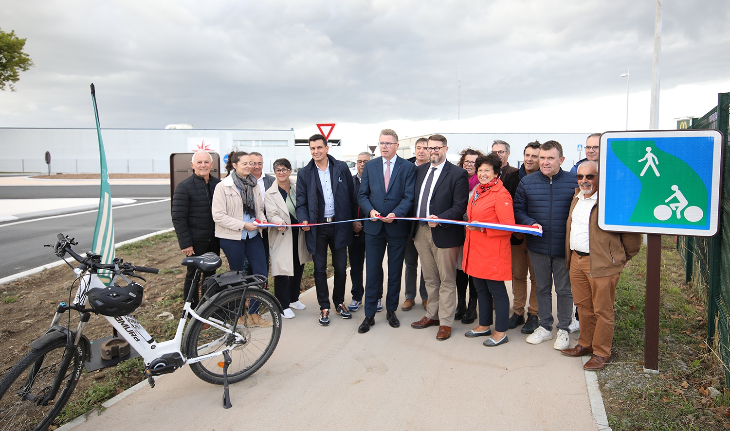 inauguration piste cyclable big