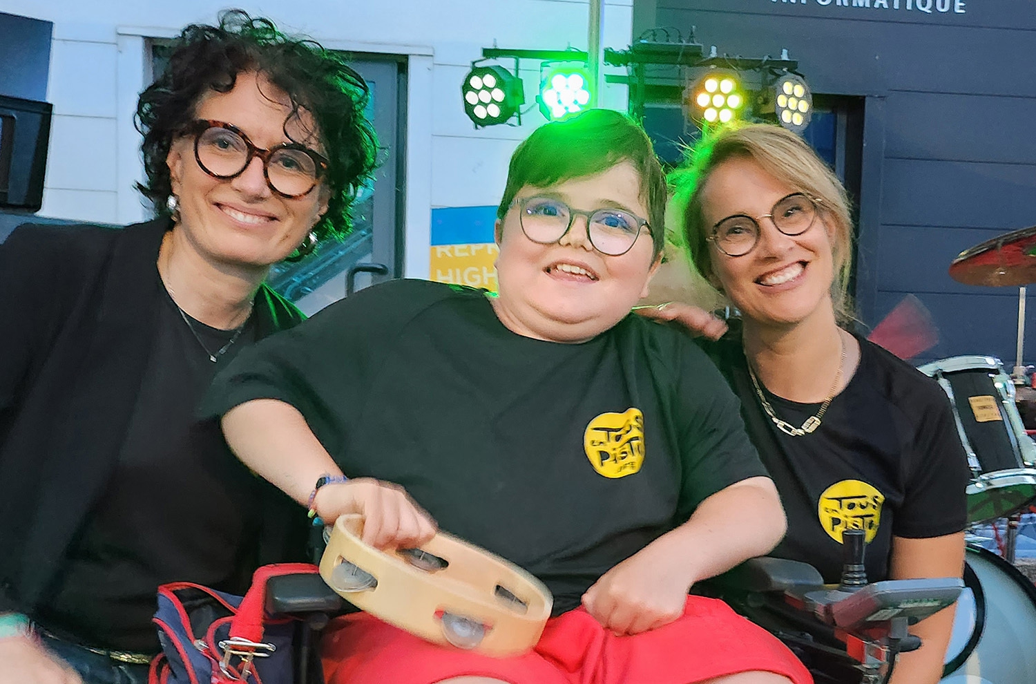 Léo et Nathalie et cécile