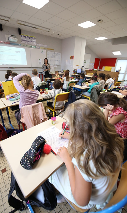 rentrée scolaire du maire une